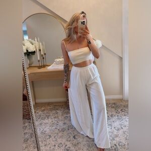 Vici wide leg linen pants